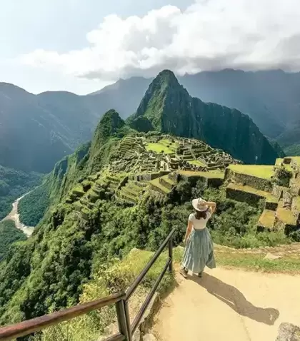 Vista de parador en Camino Inca