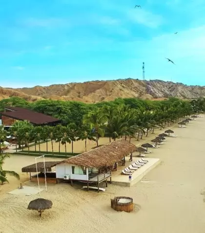 El balneario de Punta Sal es una de las playas m�s extensas de la costa norte del Per�