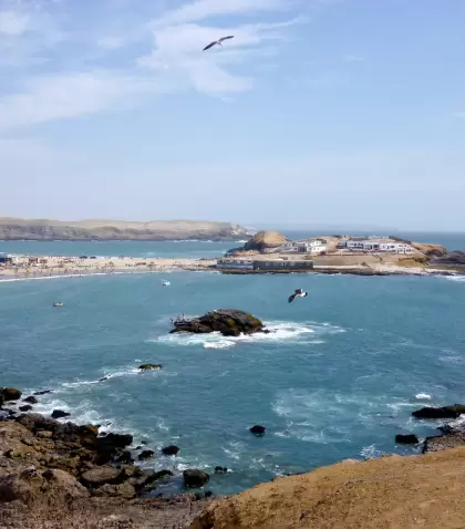 Vista panor�mica del balneario de Tuquillo, Huarmey.