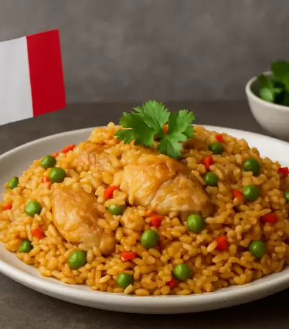 El arroz con pollo es un cl�sico en Per�