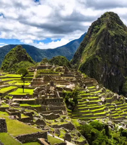 Vista a�rea de Machu Pichhu