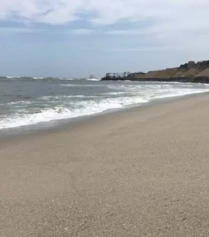 Playa Central en Punta Hermosa, una de las m�s concurridas del verano lime�o