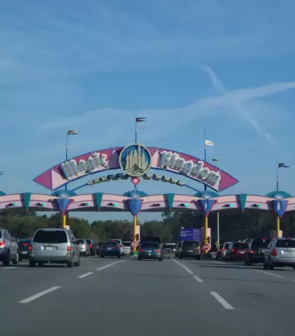 Entrada vehicular de Magic Kingdom