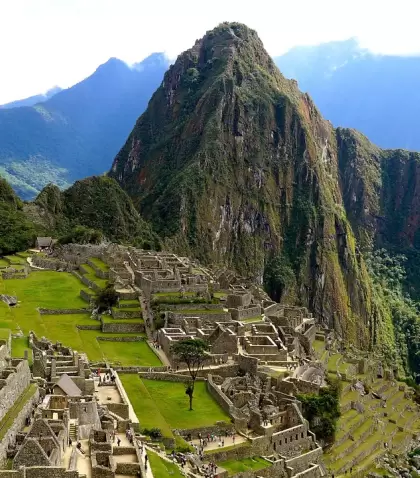 Llegando a Inti Punku en el Camino Inca corto, con vistas �nicas de Machu Picchu