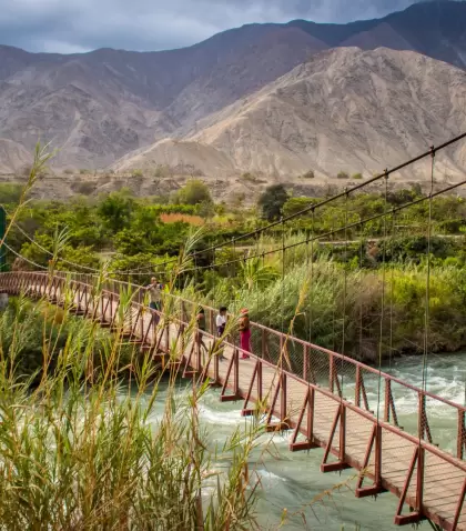 El valle de Lunahuan� combina naturaleza, aventura y tradici�n a pocos kil�metros de Lima.