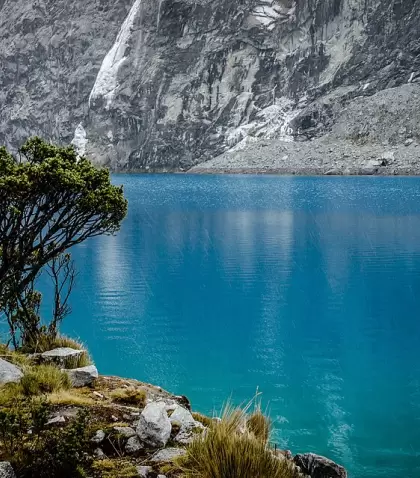 La Laguna 69, con la Cordillera Blanca al fondo, es uno de los paisajes m�s emblem�ticos de Huaraz.