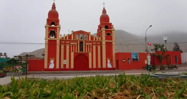 Paisaje urbano de Cieneguilla, uno de los distritos rurales del �rea metropolitana de Lima.