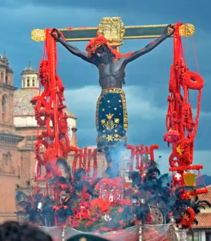 El Se�or de los Tambores en la Semana Santa de Cuzco, Per�.