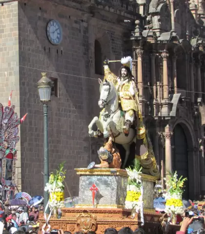Celebraci�n del Corpus Christi en el Cusco, Per�.