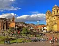 Vista de la Plaza de Armas de Cusco, Per�.