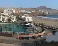 Vista panor�mica de la playa Santa Mar�a del Mar en el sur lime�o.