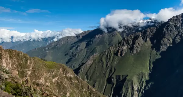 Vista panor�mica del Ca��n del Colca.