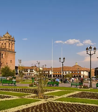 Vista del centro hist�rico de Cusco.