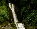Cascada en la Selva Alta peruana rodeada de naturaleza y bosque h�medo.