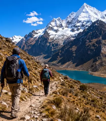 Junio ofrece algunas de las mejores condiciones del a�o para recorrer los senderos de la Cordillera Blanca.
