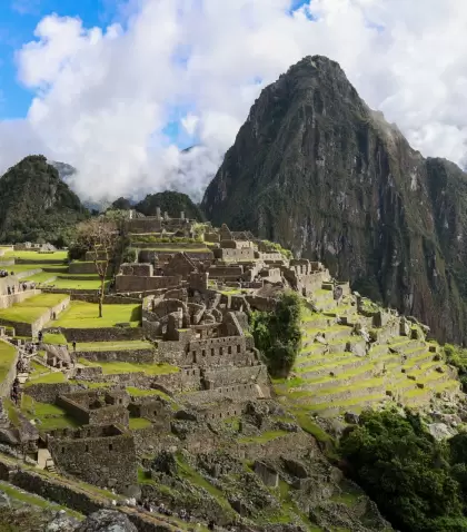 Vista de Machu Picchu en temporada seca.