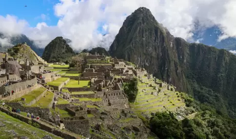 Vista de Machu Picchu en temporada seca.