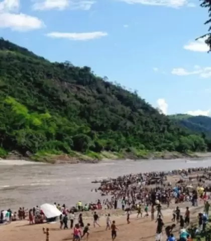 Celebraci�n de la Fiesta de San Juan en Tarapoto.