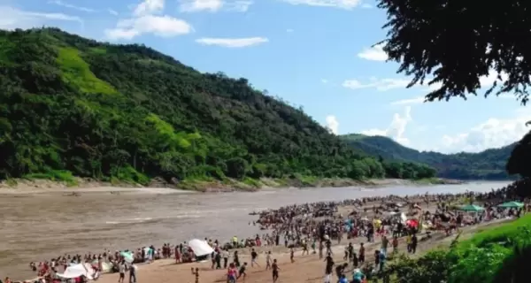 Celebraci�n de la Fiesta de San Juan en Tarapoto.