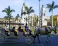 Centro Hist�rico de Lima durante Fiestas Patrias.