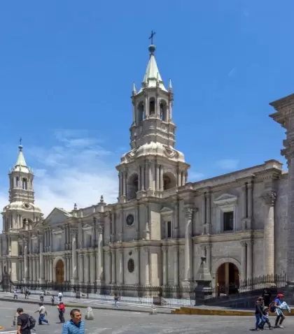Catedral de Arequipa en el Centro Hist�rico.