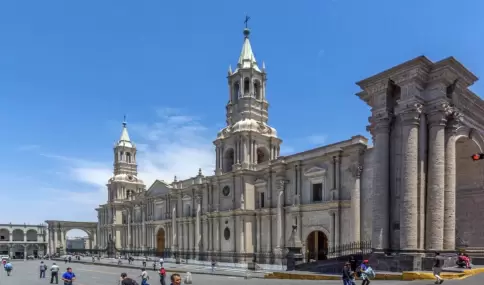 Catedral de Arequipa en el Centro Hist�rico.
